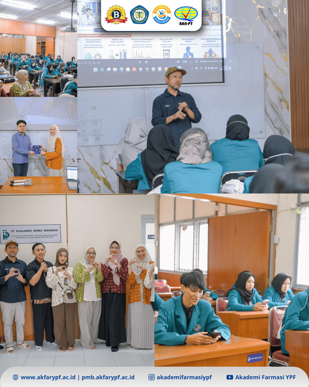 Field Trip Akademi Farmasi YPF Goes to PT. Capri Farmindo Laboratories & Teaching Factory Herbal Universitas Padjadjaran