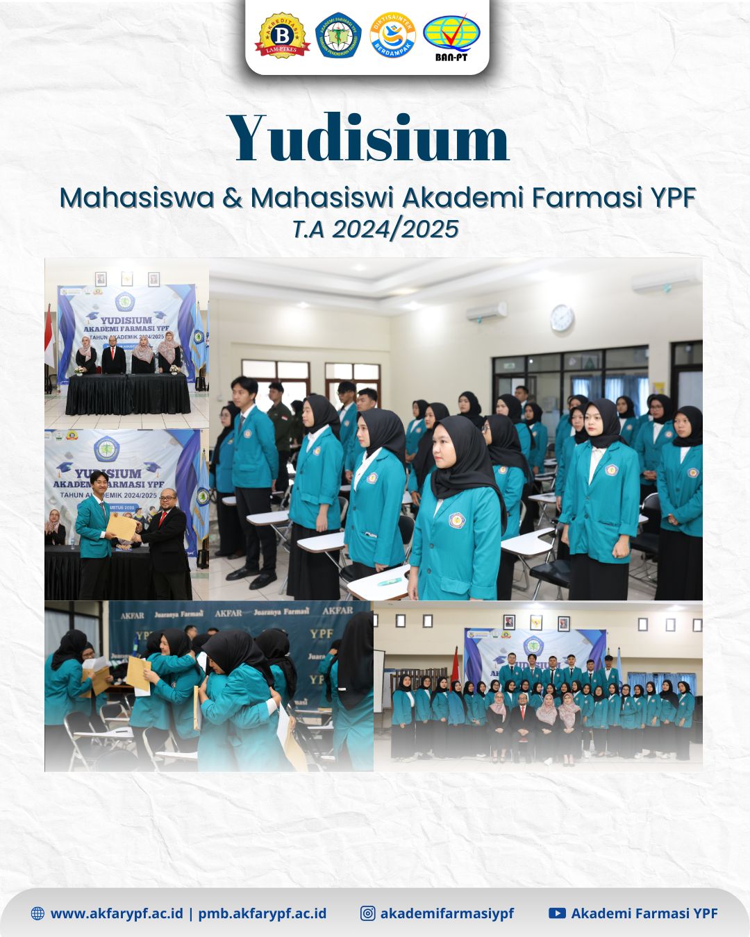 Yudisium Mahasiswa & Mahasiswa Akademi Farmasi YPF