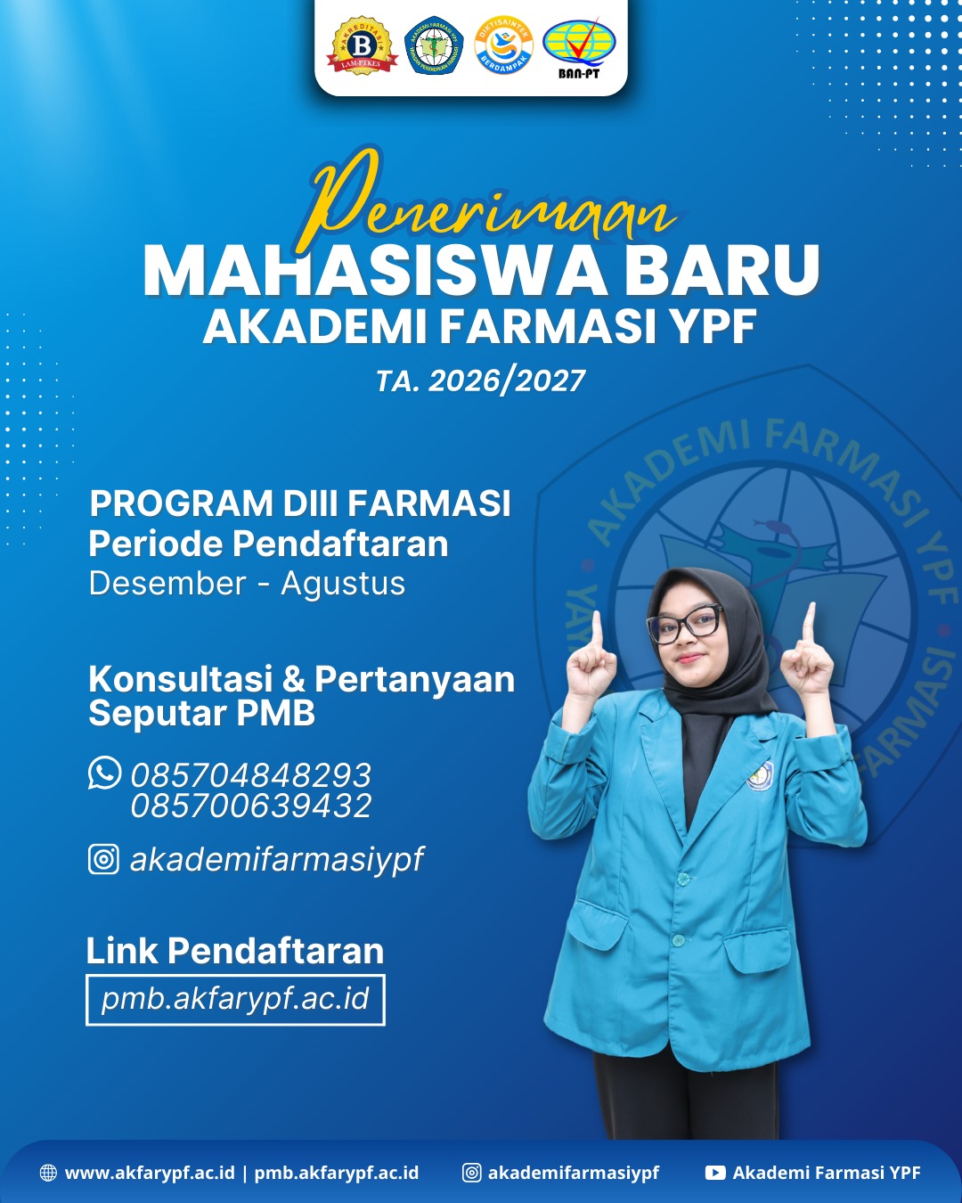 Penerimaan Mahasiswa Baru 2026/2027 Telah Dibuka!